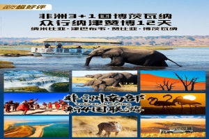 【非洲12日游】非洲三国国博茨瓦纳 众行纳津赞博12天